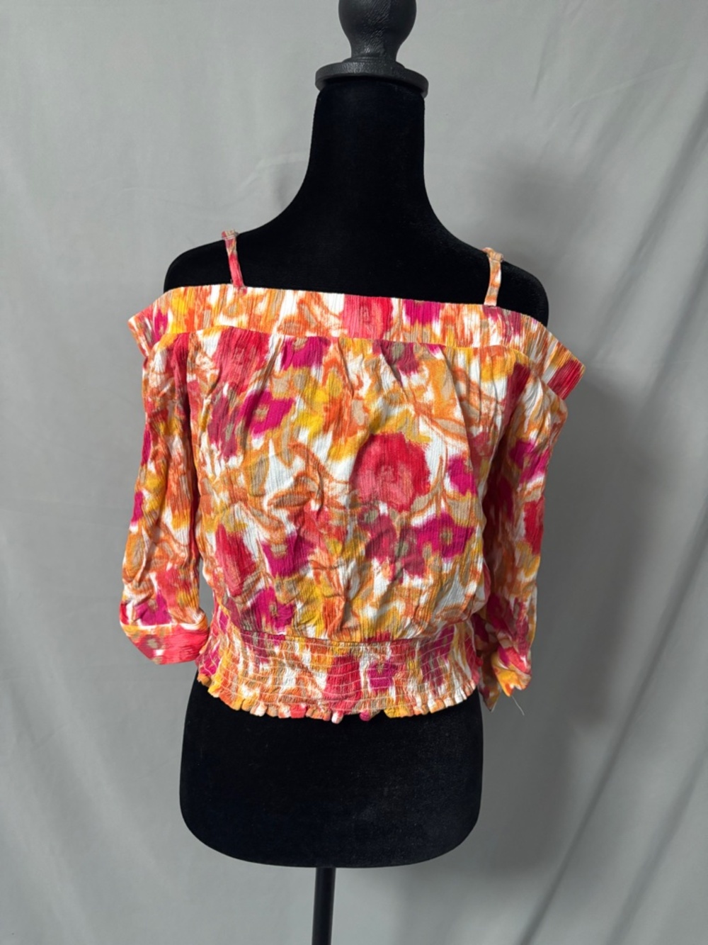 BCX Junior Flower top and skirt set